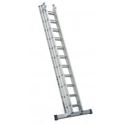 Lyte NGT330 Industrial EN131-2 Professional 3 Section Extension Ladder 3×11 Rung