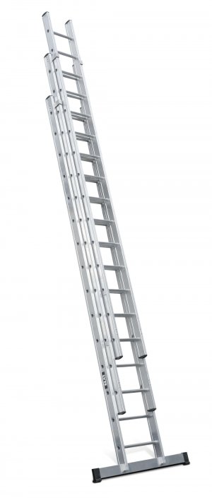 Lyte NGT340 Industrial EN131-2 Professional 3 Section Extension Ladder 3×15 Rung