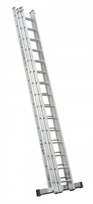 LytePro+ NGB340   Industrial 3 Section Extension Ladder 3×15 Rung