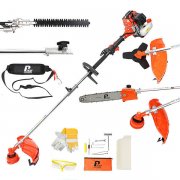 P1PE P5200MT 52cc Petrol Garden Multi-Tool - Hedge Trimmer / Brush Cutter / Lopper