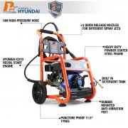 P1PE P3200PWT 214 Bar / 3200 Psi Petrol Pressure Washer - 11lpm