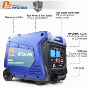 P1 P4000i 4000W Remote Start Petrol Inverter Generator