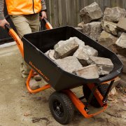 BucketBarrow Pro130D Dual Wheel Utility Wheelbarrow