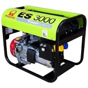 Pramac ES3000 2.9kVA 2.6 kW Honda GX160 Petrol Generator 230/115V Long Run Tank