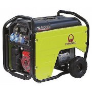 Pramac S5000 Honda Powered GX270 5.3kVA 4.8kW Petrol Generator Electric Start Long Run Tank