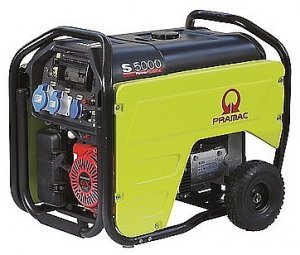 Pramac S5000 Honda Powered GX270 5.3kVA 4.8kW Petrol Generator Electric Start Long Run Tank