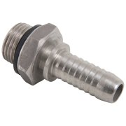 Stainless Steel Hose Barb - 13mm - 1/2" BSP Male