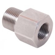 1/2" BSP Male to 3/8" BSP Female 600 Bar / 8700 Psi Stainless Steel Adaptor