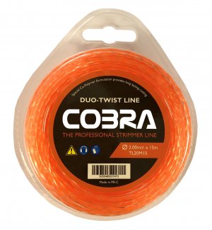 Cobra 2.0mm x 15m Duo-Twist Professional Strimmer Line