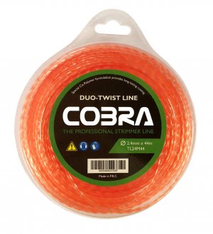 Cobra 2.4mm x 44m Duo-Twist Professional Strimmer Line