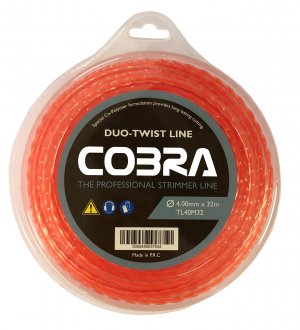 Cobra 4.0mm x 32m Duo-Twist Professional Strimmer Line