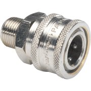 3/8" Female QR Coupler to 3/8" BSP Male - Up to 280 bar / 4050 Psi