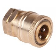 BE 1/4" Female QR to 1/4" NPT Female 275 Bar / 4000 Psi - Brass Coupler