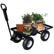 Cobra GCT300MP 300kg Tipping Garden Trolley Cart with Drop Down Sides