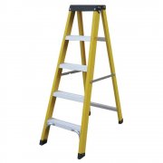 Abbey 4 Step Fibreglass Swingback Step Ladder