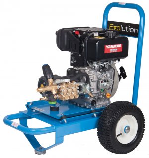 Evolution 1 E1T13170DYR Yanmar L70N Engined 170 Bar / 2175 Psi Diesel Pressure Washer