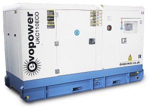 Evopower UKC110ECO 110kVa 88kW 3-Phase Cummins Powered Diesel Generator