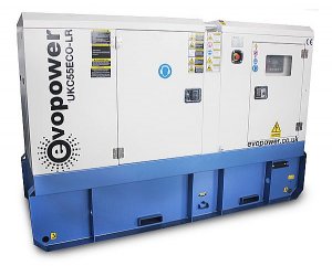 Evopower UKC55ECO-LR 55kVa Long Run Cummins Powered 3-Phase Diesel Generator