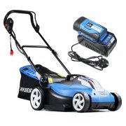 Hyundai HYM60LI420 58V Cordless Battery Rear Roller Lawn Mower + Battery & Charger