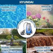 Hyundai HYSP850D 850W Stainless Steel Electric Submersible Dirty Water Pump