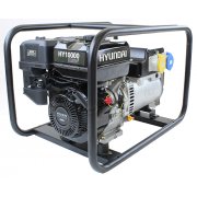 Hyundai HY10000 Hire Pro 7Kw Recoil Start Site Petrol Generator