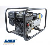 Hyundai HY10000 Hire Pro 7Kw Recoil Start Site Petrol Generator