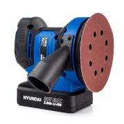 Hyundai HY2180 20V MAX Cordless Rotary Sander, 2Ah Li-Ion Battery and charger