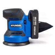 Hyundai HY2180 20V MAX Cordless Rotary Sander, 2Ah Li-Ion Battery and charger