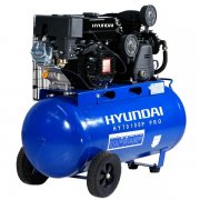 Hyundai HY70100P Petrol Air Compressor - 10 Bar, 15.1 CFM, 90 litre tank