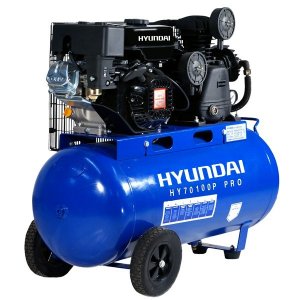 Hyundai HY70100P Petrol Air Compressor - 10 Bar, 15.1 CFM, 90 litre tank