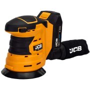 JCB 18V Cordless Orbital Sander 125mm with 2x 2.0Ah Batteries in 20" Kit Bag - 21-18OS-2-BG