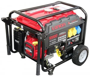 Loncin LC10000D-AS 7.3kW / 9Kva Open Frame 110V & 230V Petrol Generator