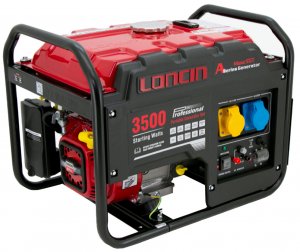 Loncin LC3500-AS 2.8kW / 3.5Kva Open Frame 110V & 230V Generator