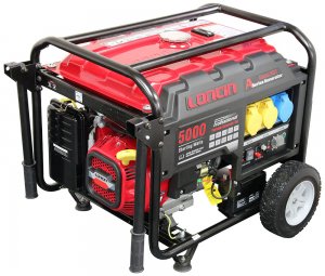 Loncin LC5000D-AS 4kW / 5Kva Open Frame 110V & 230V Generator