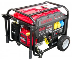 Loncin LC6500D-AS 5kW / 6.25Kva Open Frame 110V & 230V Petrol Generator