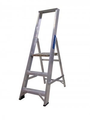 Lyte NESP3 Professional Swingback Stepladder 3 Tread Certified EN131-2