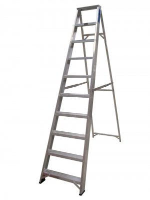 Lyte NESS10 Professional Swingback Stepladder 10 Tread Certified EN131-2