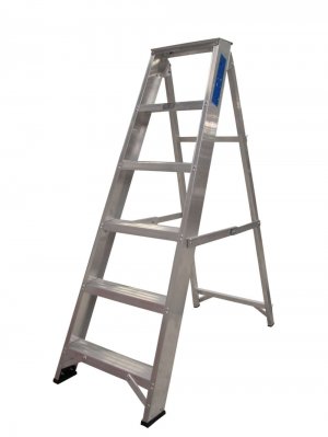 Lyte NESS6 Professional Swingback Stepladder 6 Tread Certified EN131-2