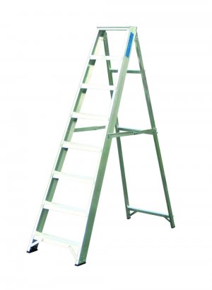 Lyte NESS8 Professional Swingback Stepladder 8 Tread Certified EN131-2