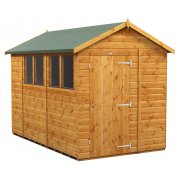 Power 10x6 Apex Garden Shed - Single Door