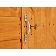 Power 4x6 Apex Secure Garden Shed - Single Door