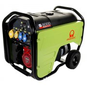 Pramac S8000 7.2kVa / 6.4kw 230 / 115v Honda GX390 Powered Long Run Generator