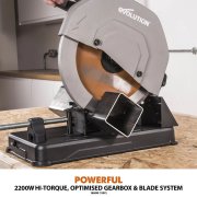 Evolution R355CPS 355mm Chop Saw with TCT Multi-material Cutting Blade 230V