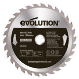 Evolution Wood Cutting Blade 185mm