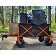 Sherpa Tools SFC5 Folding Garden Cart With Tailgate End - Ideal for Festivals