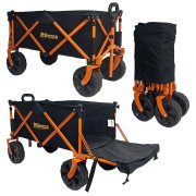 Sherpa Tools SFC5 Folding Garden Cart With Tailgate End - Ideal for Festivals